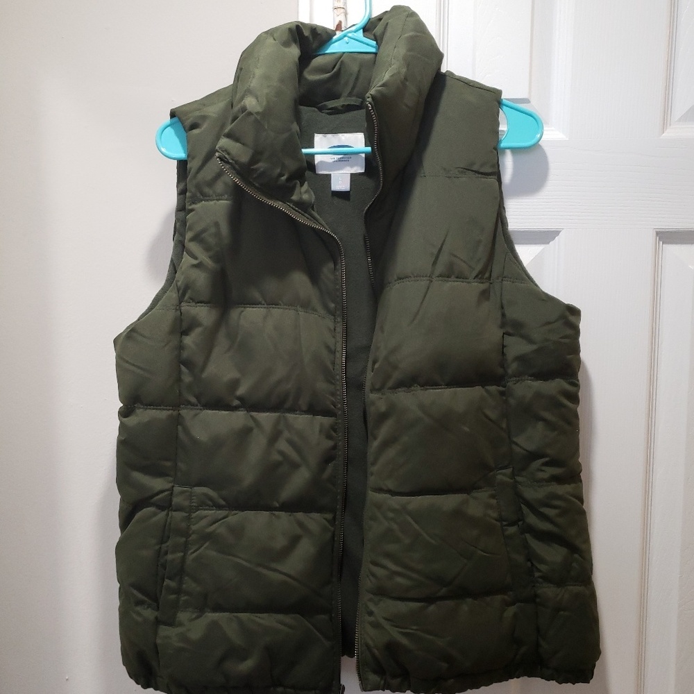 OLD NAVY Green Puffy Vest